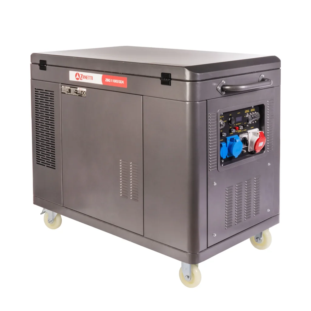 Zanetti ZBG 11003 SEA – Generatore Full Power Silenziato 11 kW Monofase/Trifase con AVR e ATS
