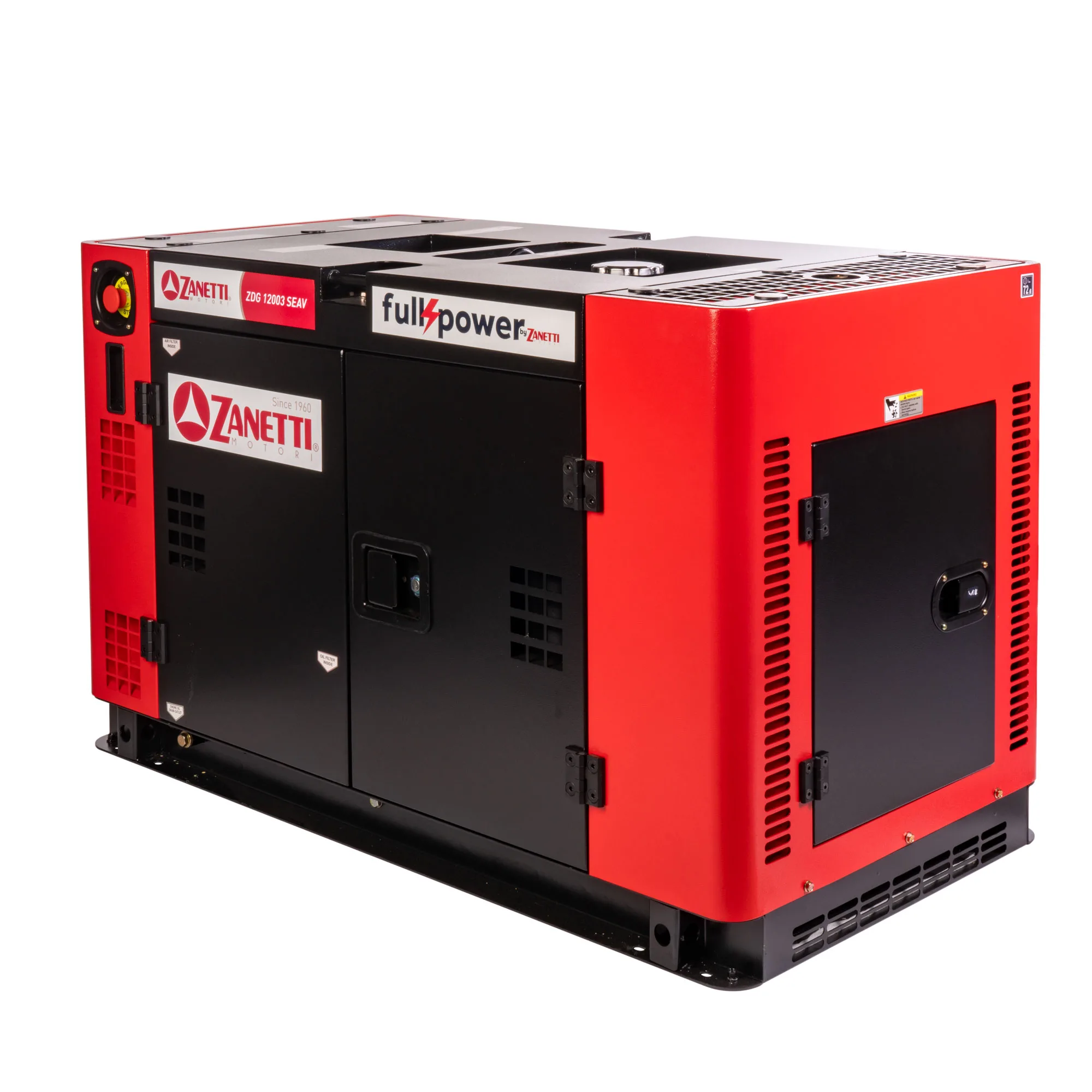 Zanetti ZDG 12003 SEAV – Generatore Diesel Full Power Silenziato 12,5 kW Monofase/Trifase con AVR - immagine 3