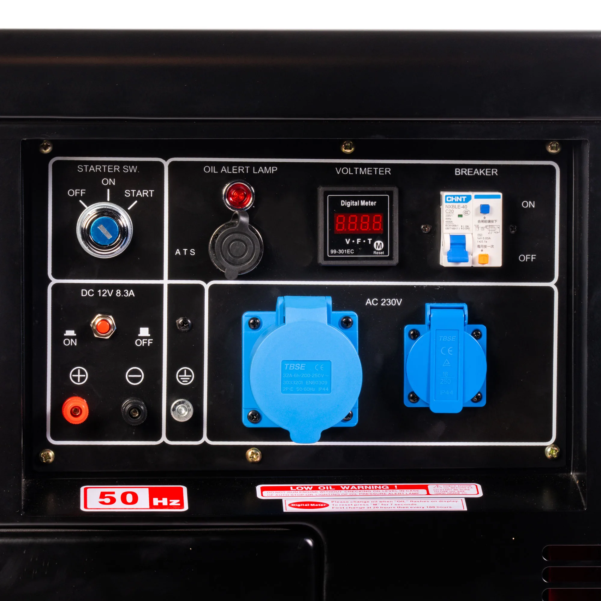 Zanetti ZDG 6500 SEAV – Generatore Diesel Silenziato 4,5 kW Monofase con Avviamento Elettrico - immagine 4