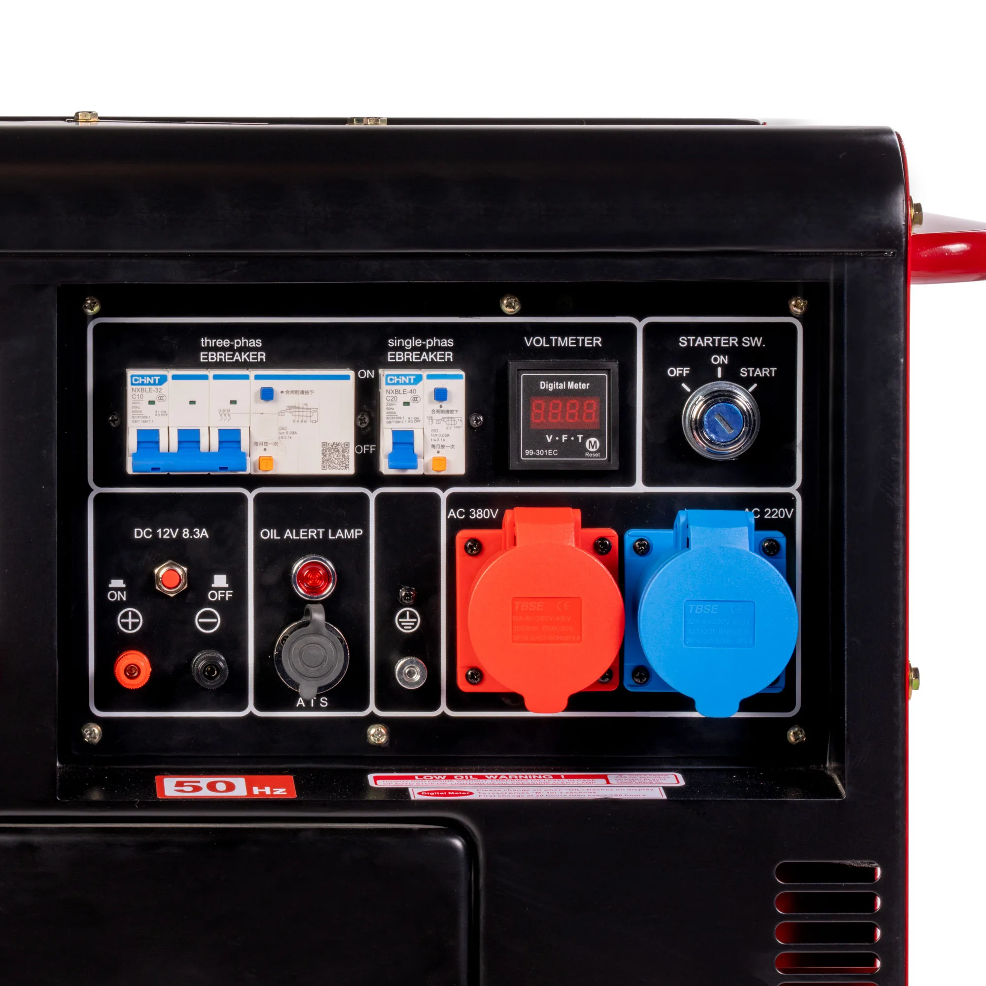 Zanetti ZDG 6503 SEAV – Generatore Diesel Full Power Silenziato 4,5 kW Monofase/Trifase con AVR - immagine 5