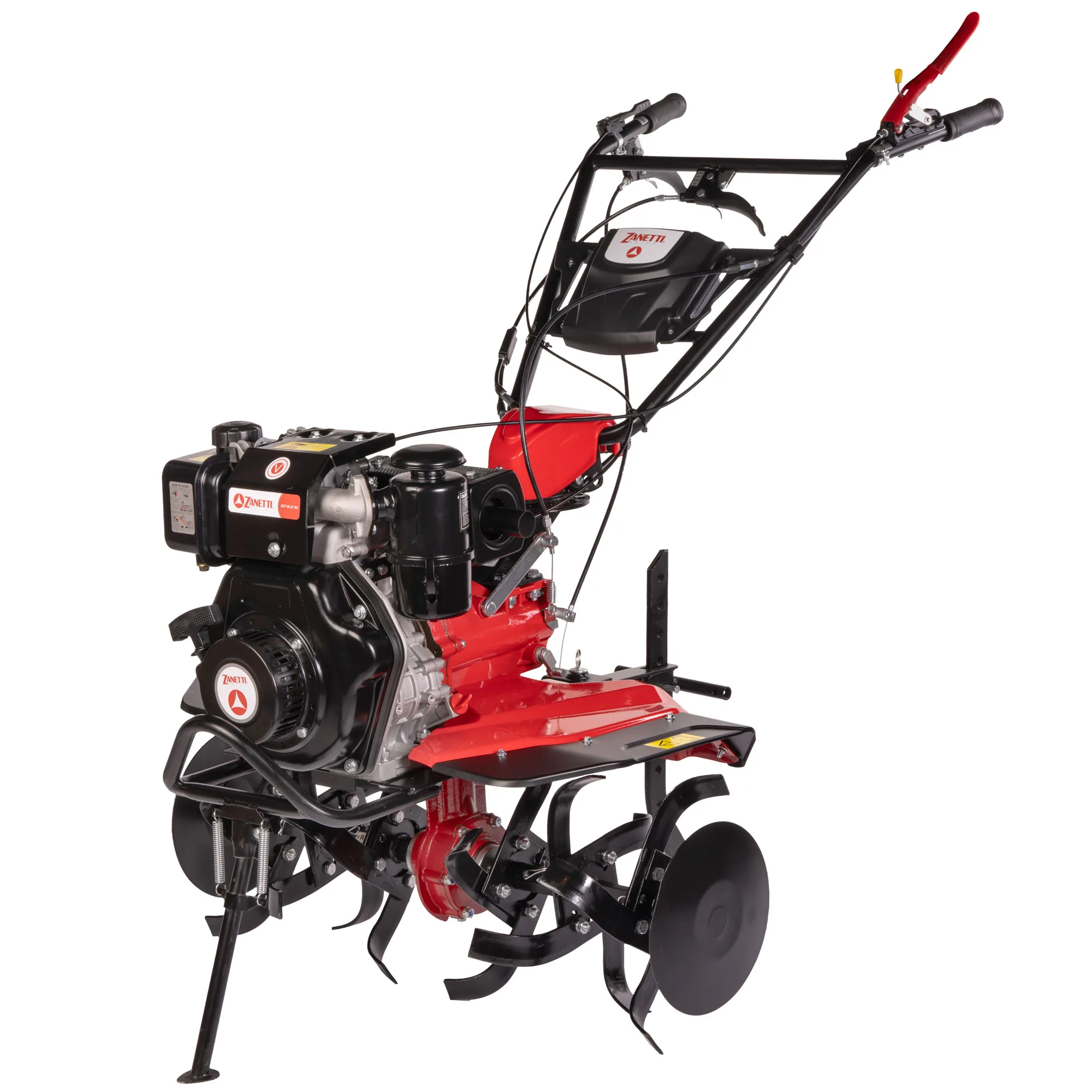 Zanetti ZDT 60.21 SC – Motozappa Diesel Professionale 247cc con Frizione in Bagno d’Olio