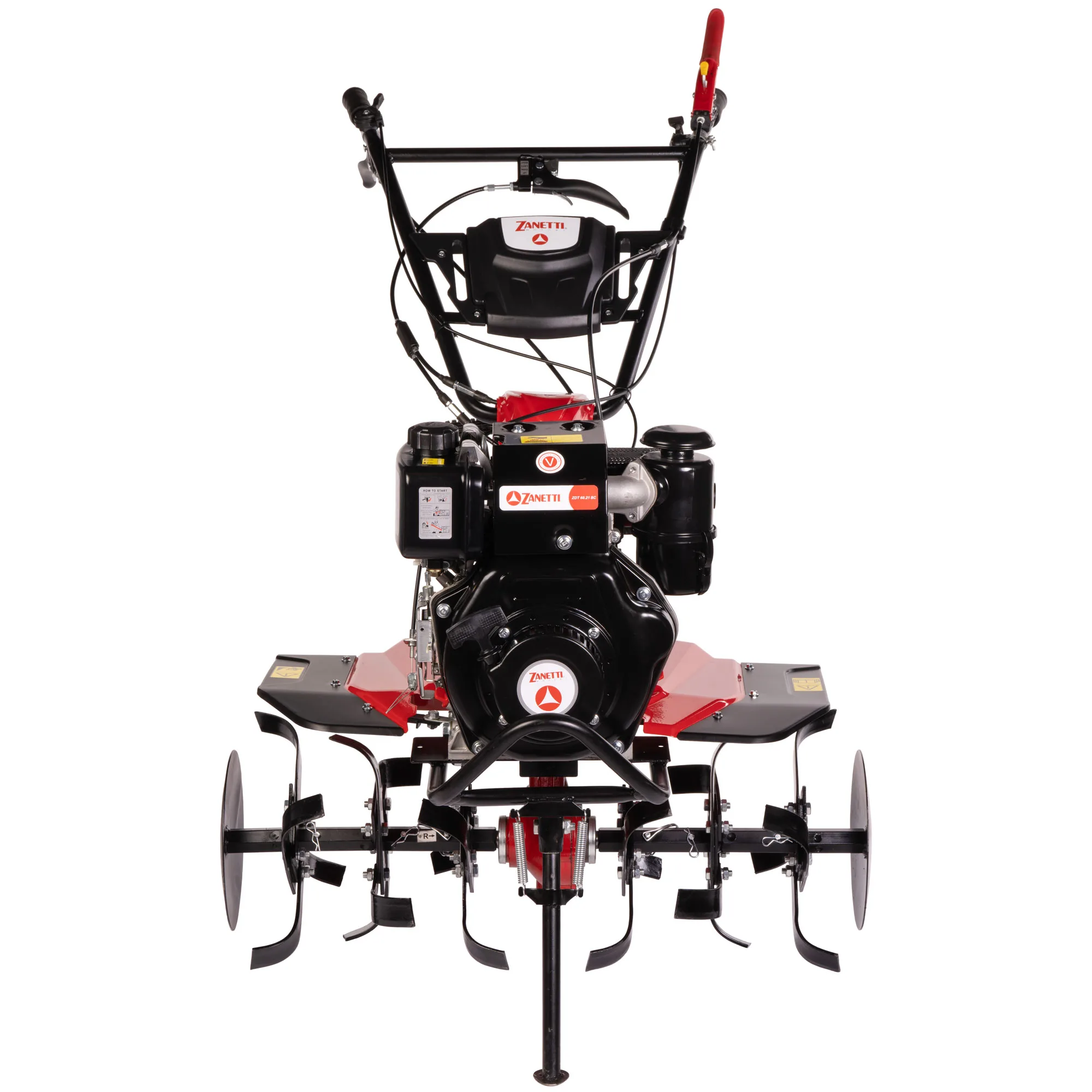 Zanetti ZDT 60.21 SC – Motozappa Diesel Professionale 247cc con Frizione in Bagno d’Olio - immagine 5