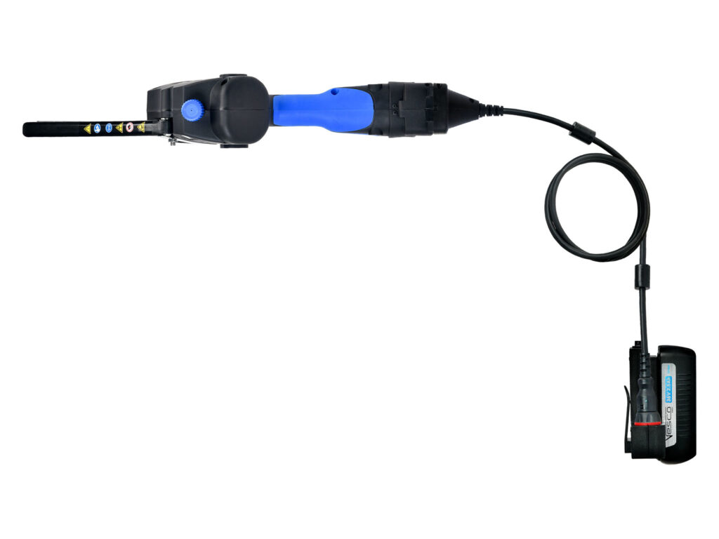Motosega Vesco Prof. X180.1 21,6V (Lub. Aut.) con unità di potenza LitePRO 90 – Potatore a catena SUPERFAST 180mm