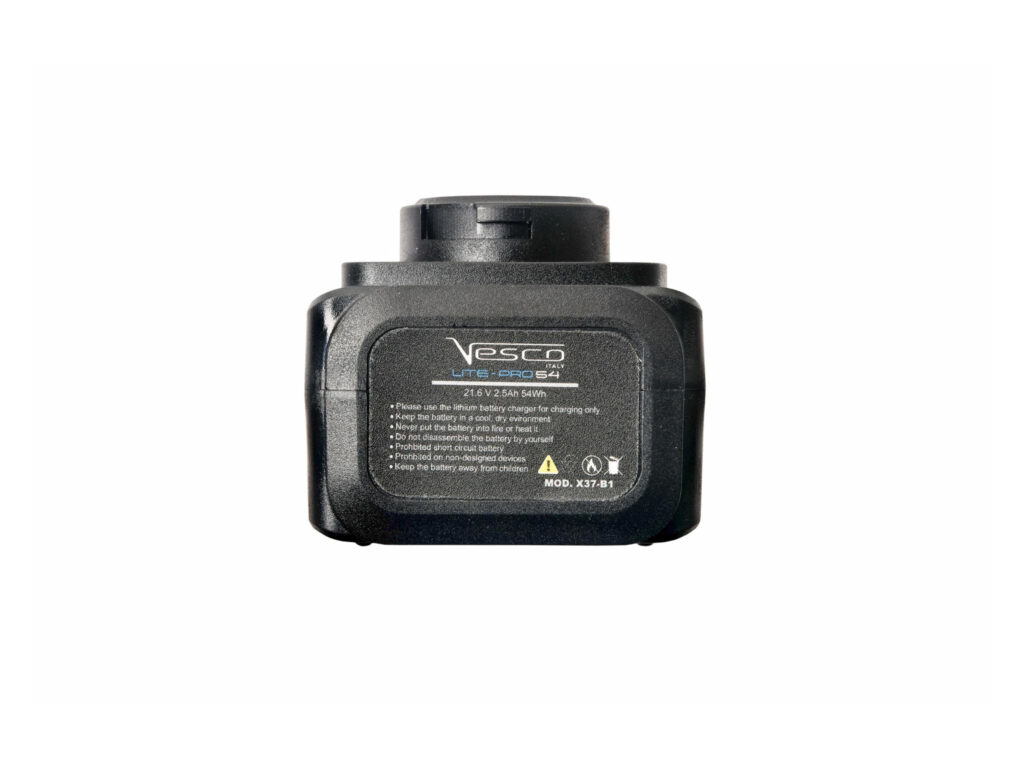 Forbice Prof. Vesco X37.1 Cordless 21,6V con doppia unità LitePRO 54 – X37 Forbice Robotizzata 37 mm