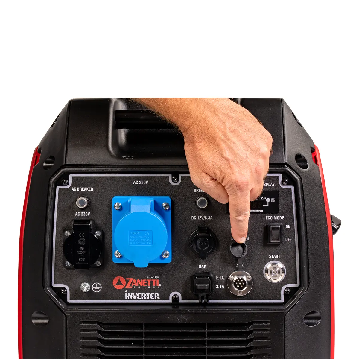 Zanetti ZBG 5500 iSEA – Generatore Inverter Monofase 5,5 kW con Telecomando in Omaggio - immagine 7