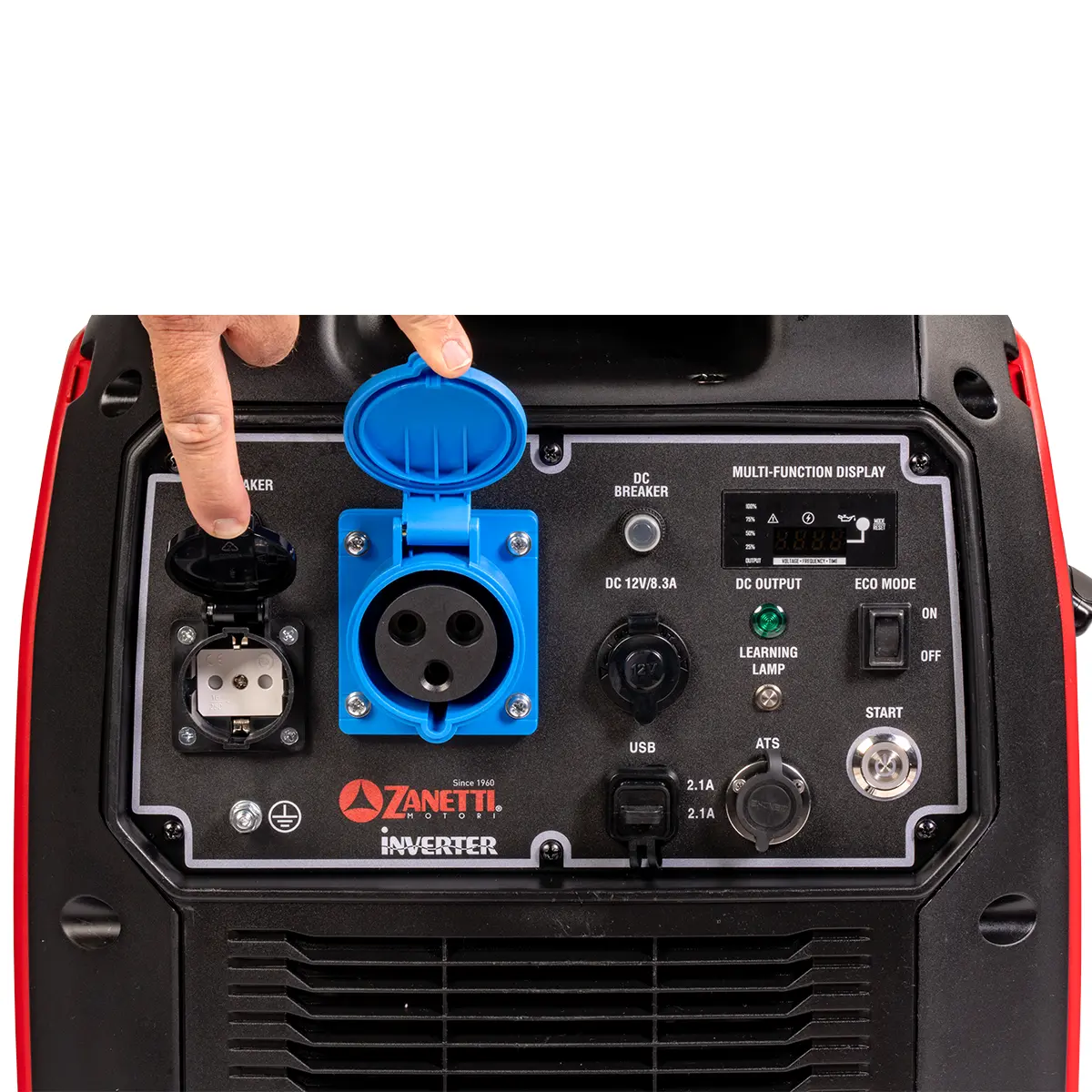 Zanetti ZBG 5500 iSEA – Generatore Inverter Monofase 5,5 kW con Telecomando in Omaggio - immagine 6
