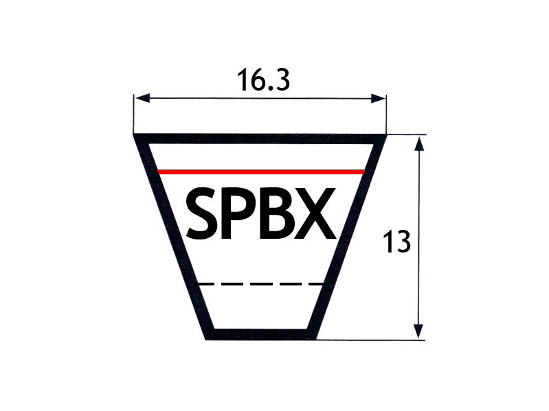 Optibelt XPB 1250 – Cinghia trapezoidale SUPER XE-POWER PRO