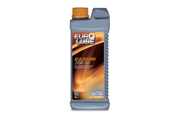 EULOGORI 20W-50 – Olio Motore Multigrado Minerale per Motori Vintage