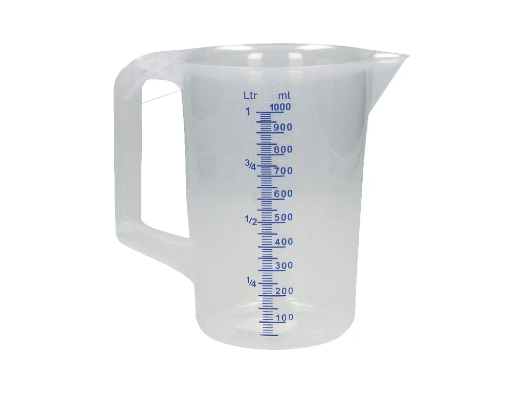 JK9360 Misurino 1,0 L in polipropilene trasparente Hünersdorff