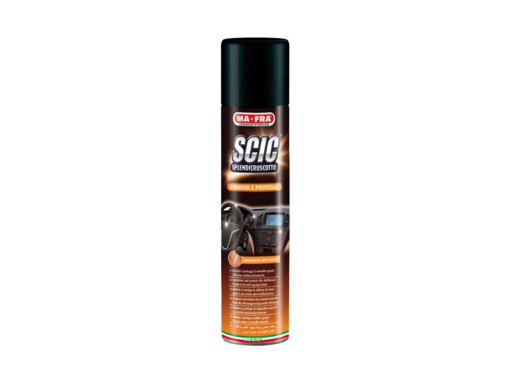 Scic Orange – Lucidante Cruscotti Antistatico al Profumo d’Arancia 600 ml
