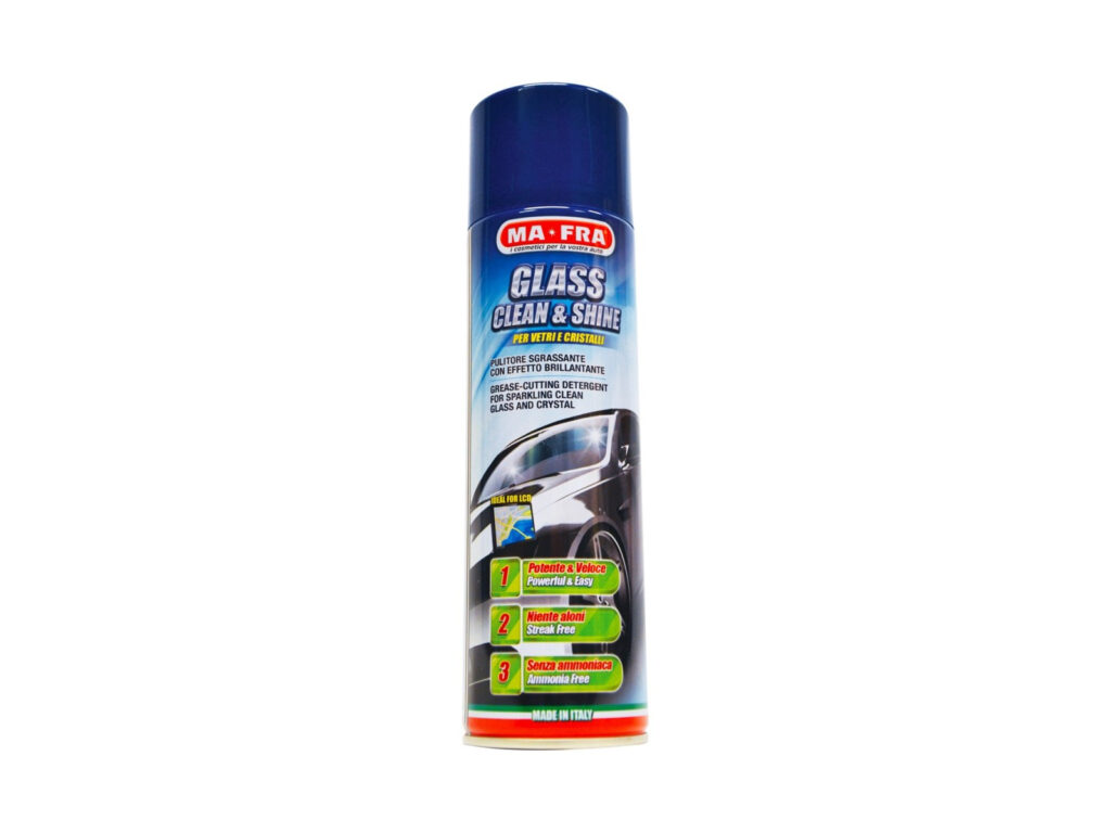 Glass Clean & Shine – Pulitore Vetri Sgrassante Professionale 300 ml