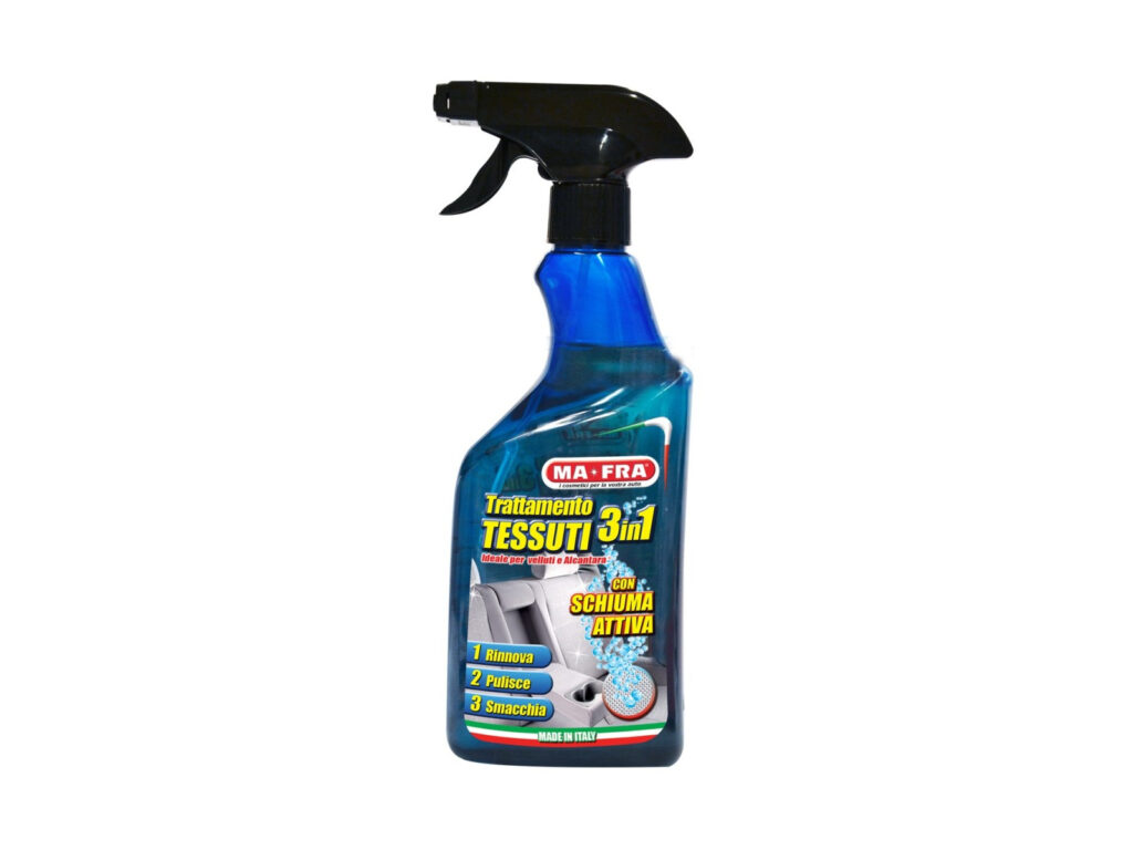 Trattamento 3in1 Tessuti – Pulitore e Rinnovatore Interni Auto 500 ml
