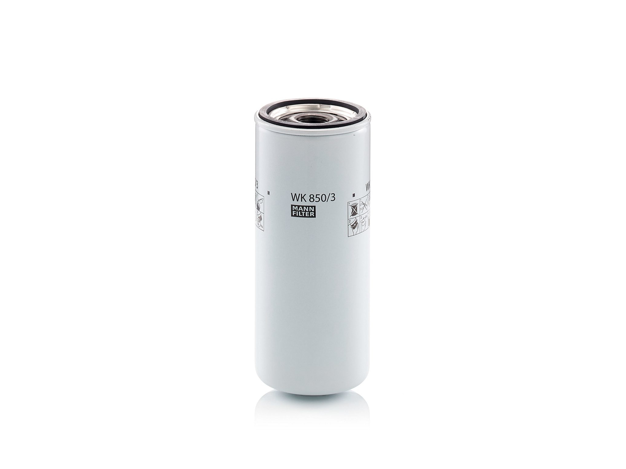 Filtro carburante MANN-FILTER WK850/3 – per Volvo, Caterpillar, Claas, Doosan e AGCO