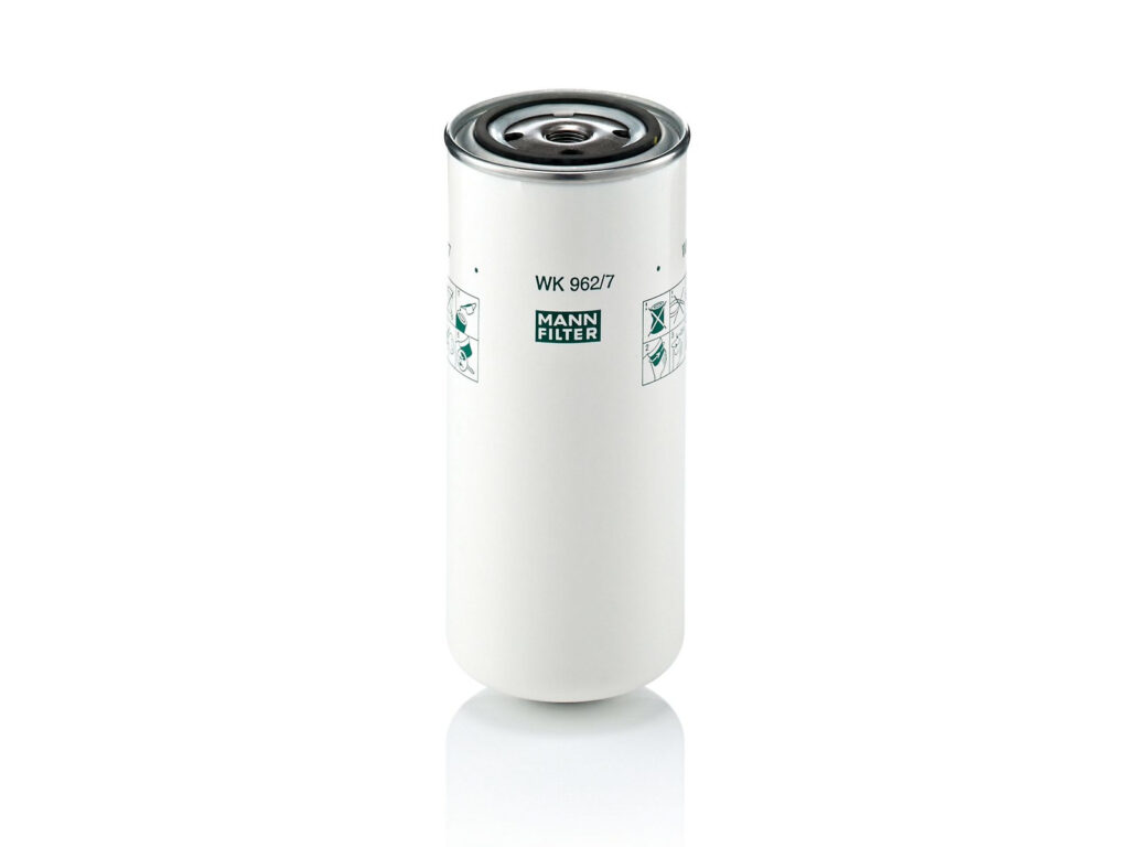 Filtro carburante MANN-FILTER WK962/7 – per Volvo Trucks, Renault Trucks, Bomag, Dynapac
