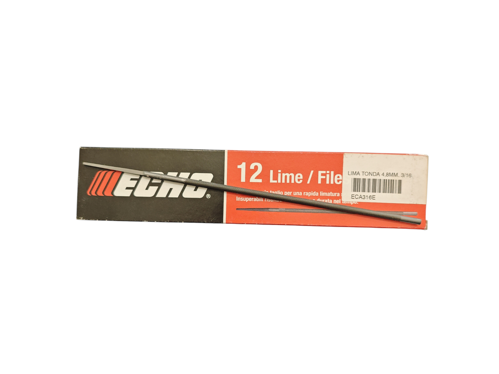 Echo ECA316E Lima tonda Ø 4,8 mm per catene 0.325″ – 1 pezzo