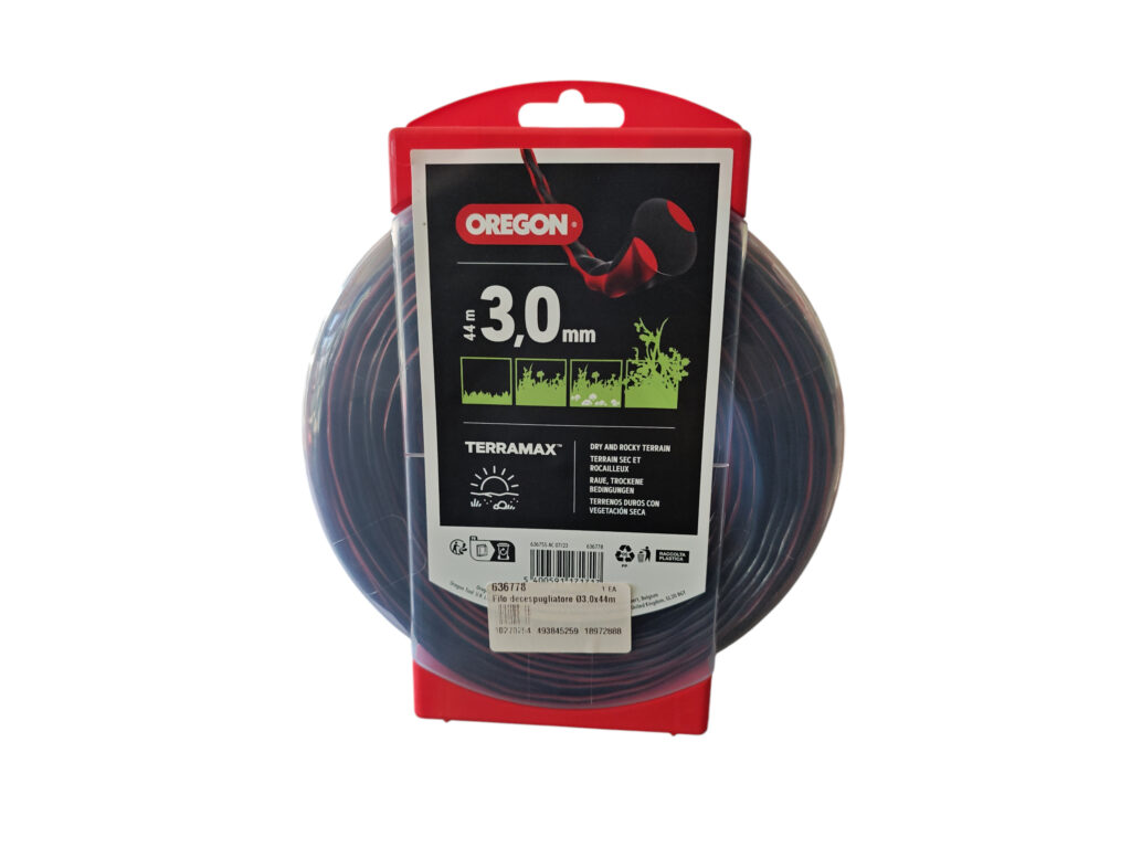 636778 Filo decespugliatore Oregon Ø 3,0 mm x 44 m – TerraMax