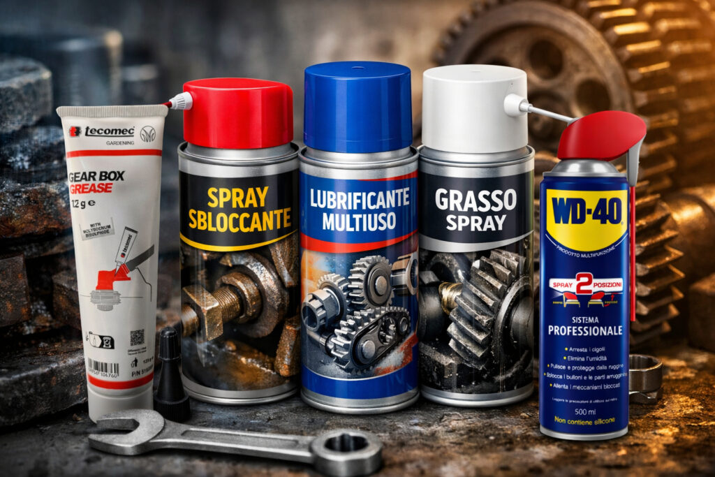 Banner Lubrificanti sbloccanti e grasso spray