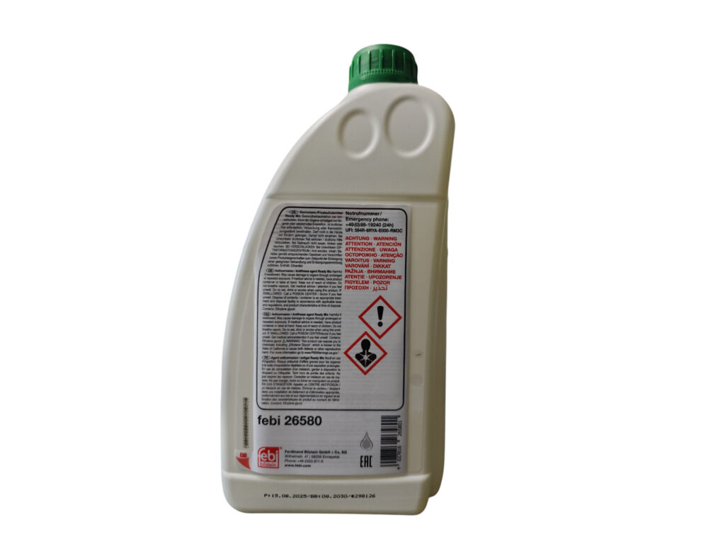 Liquido Anticorrosivo / Antigelo Verde -35°C Pronto all’Uso 1,5 L
