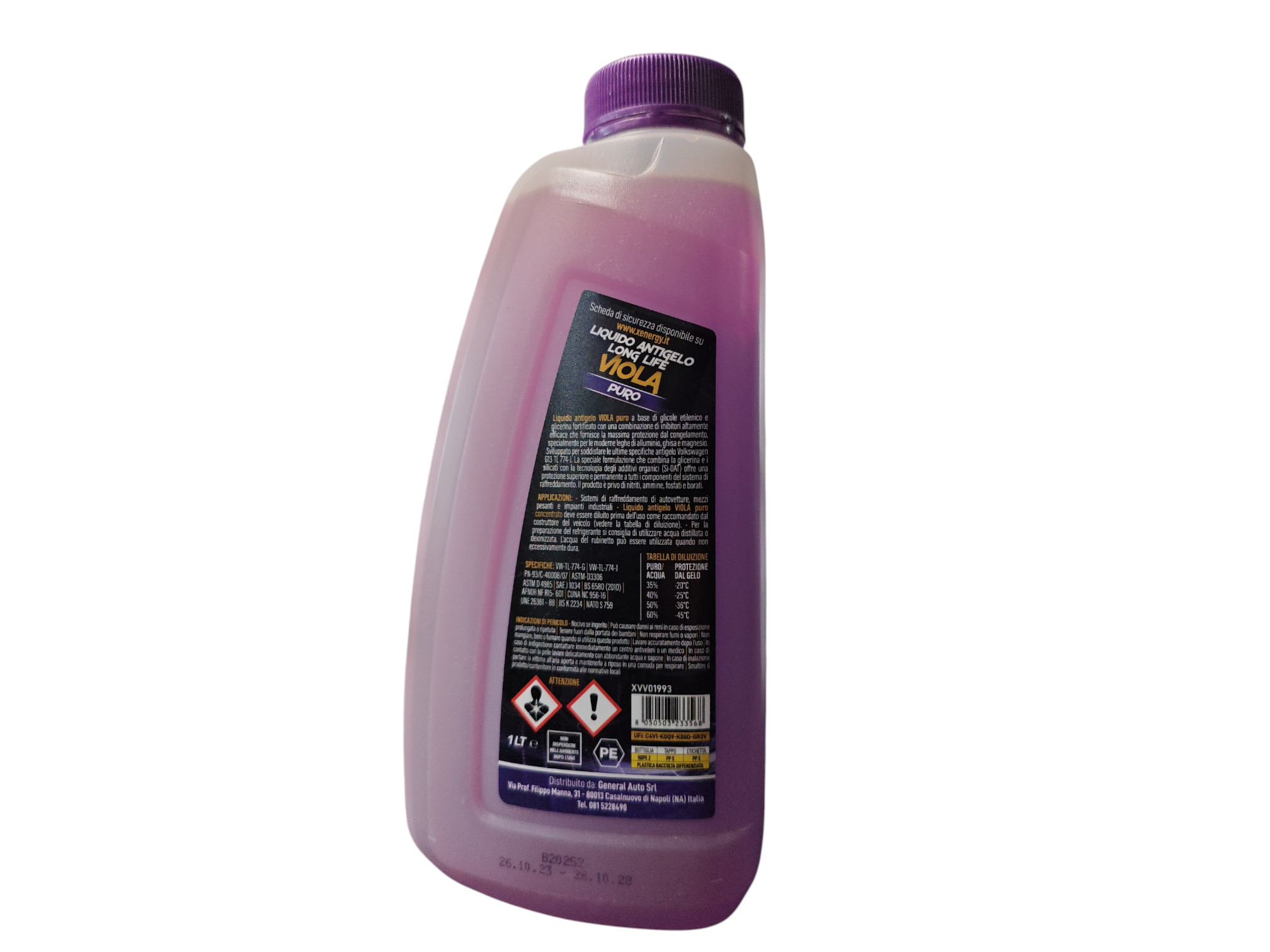Liquido Antigelo Viola Puro G13 3.0 Chem 1 Lt