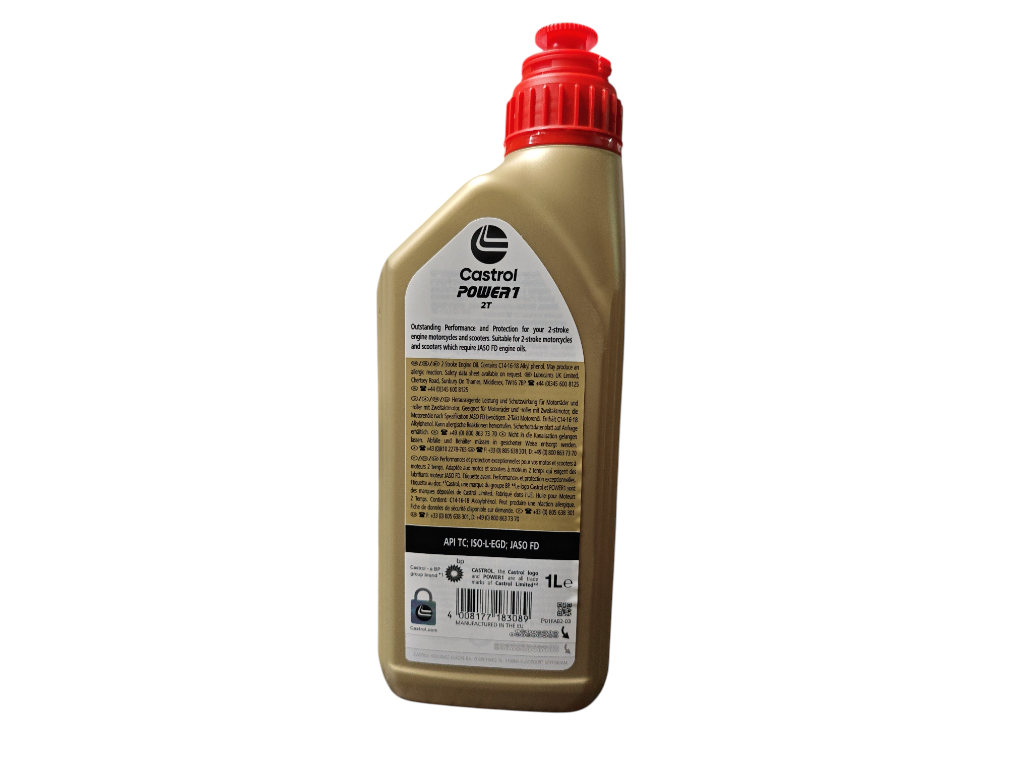 Castrol POWER1 2T – Olio motore 2 tempi ad alte prestazioni