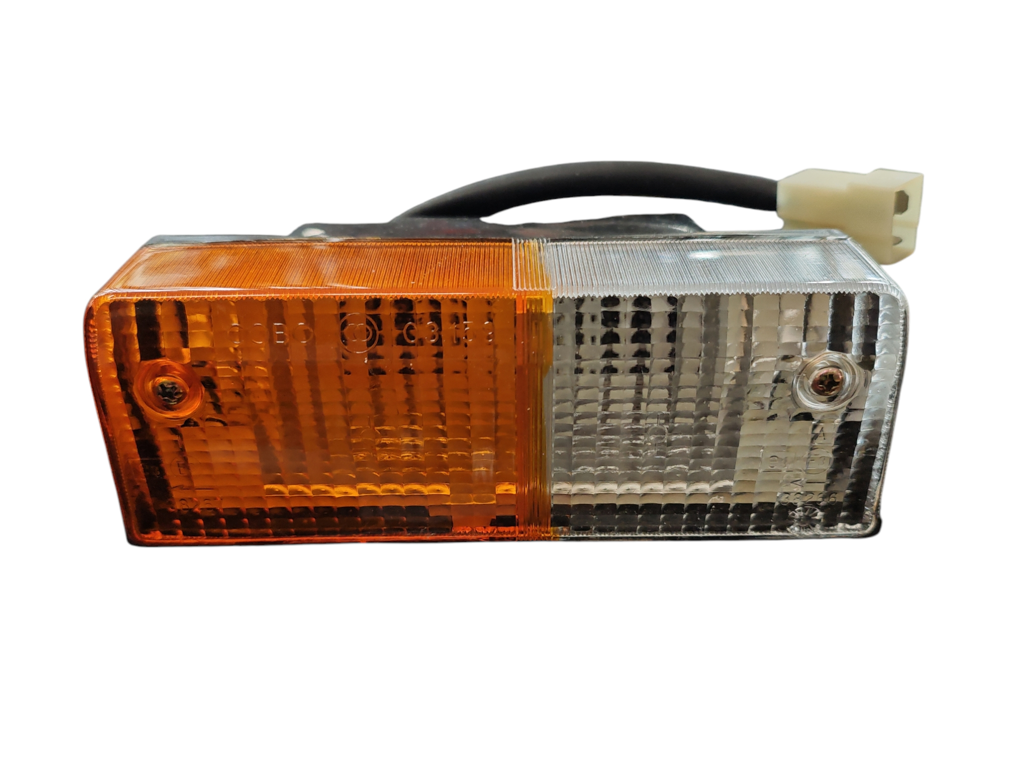 Cobo 03.159.000.01 – Luce direzione/posizione anteriore destra 12V alogena (connettore Deutsch)
