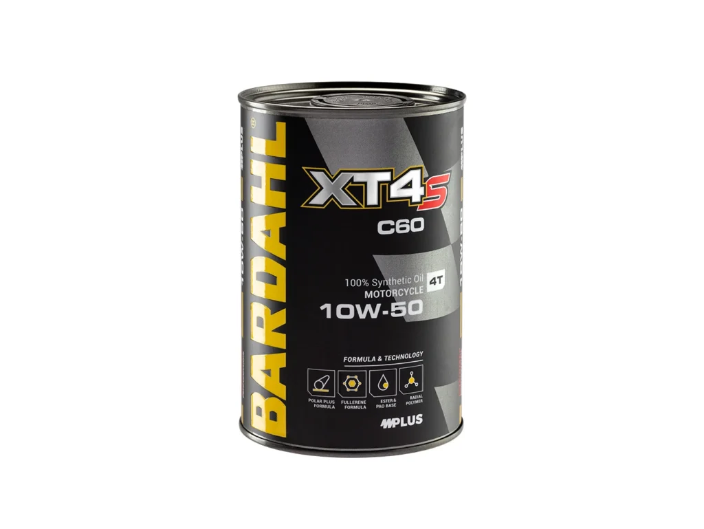 Bardahl XT4-S C60 10W-50 Olio Motore Moto 4T 100% Sintetico API SN JASO MA2