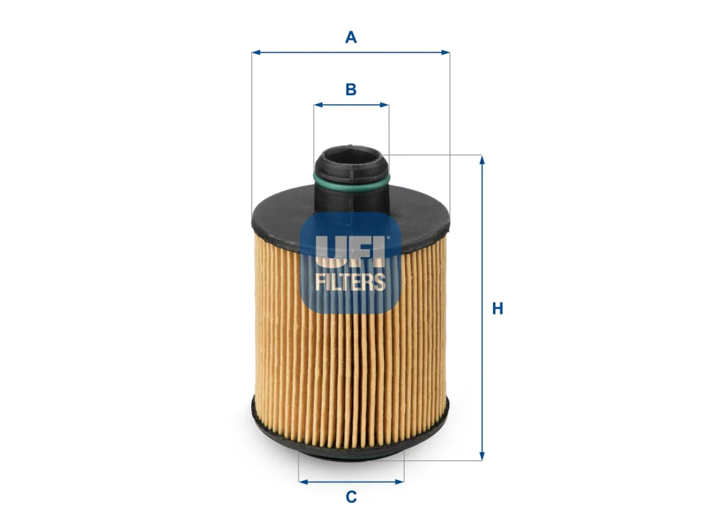 Filtro olio UFI 25.061.00 per motori Fiat, Opel, Peugeot, Citroën, Suzuki – elemento ecologico