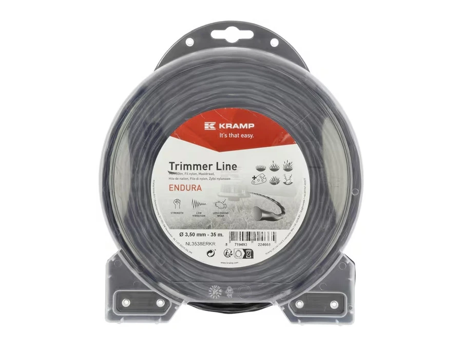 Filo decespugliatore Kramp Endura 3,5 mm 35 m ritorto professionale nero