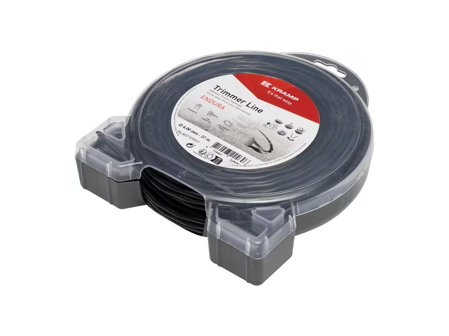 Filo decespugliatore Kramp Endura 4 mm 27 m ritorto professionale nero