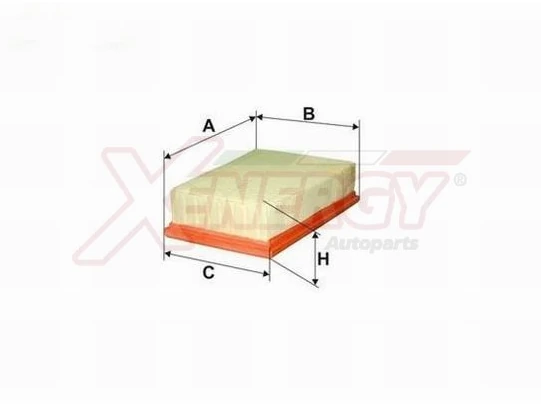 Filtro aria XENERGY X1591855 per Nissan Qashqai X-Trail Renault Koleos