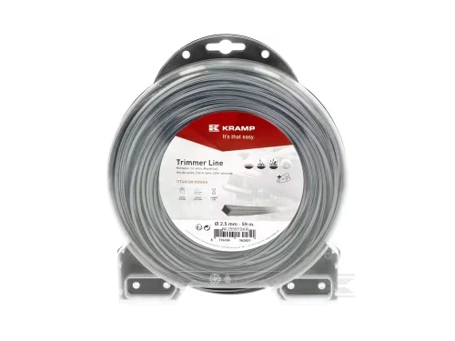 Filo decespugliatore Ø 2.5 mm 59 m quadrato Titanium Power