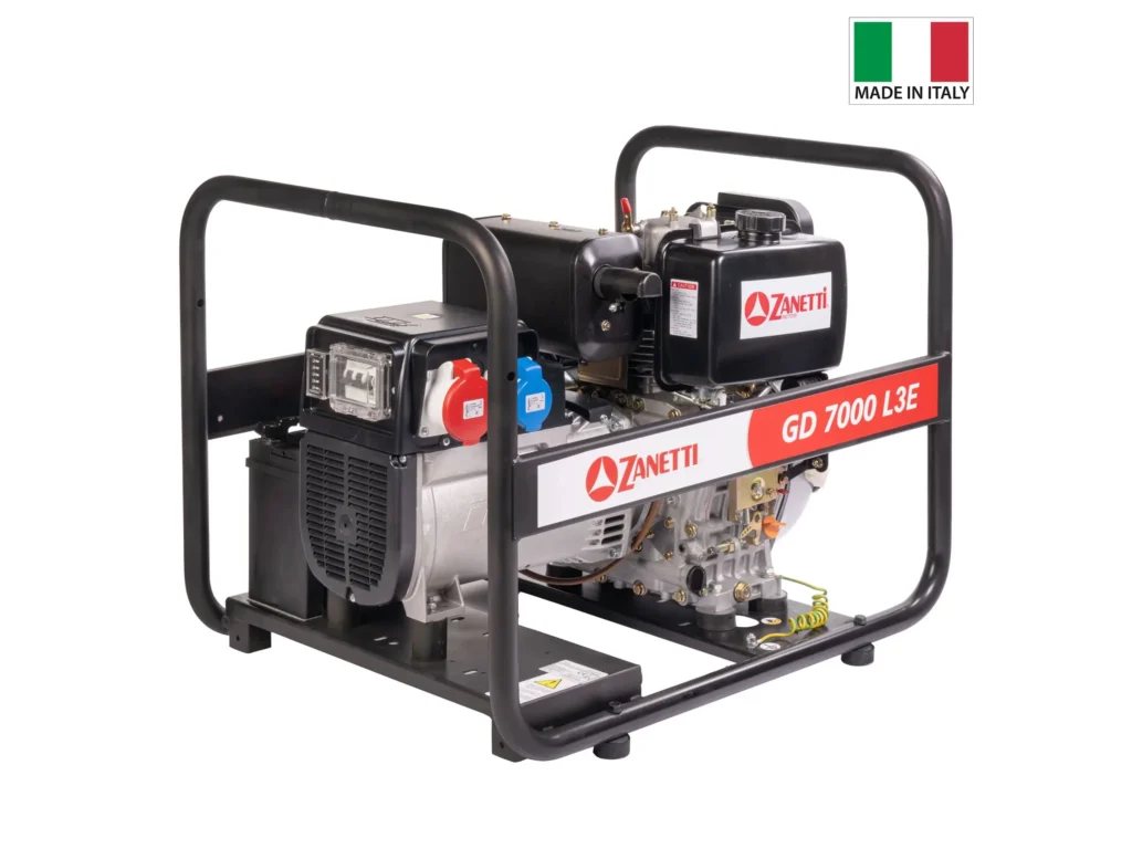 Zanetti Motori GD 7000 L3EV 7 KW Generatore diesel trifase/monofase