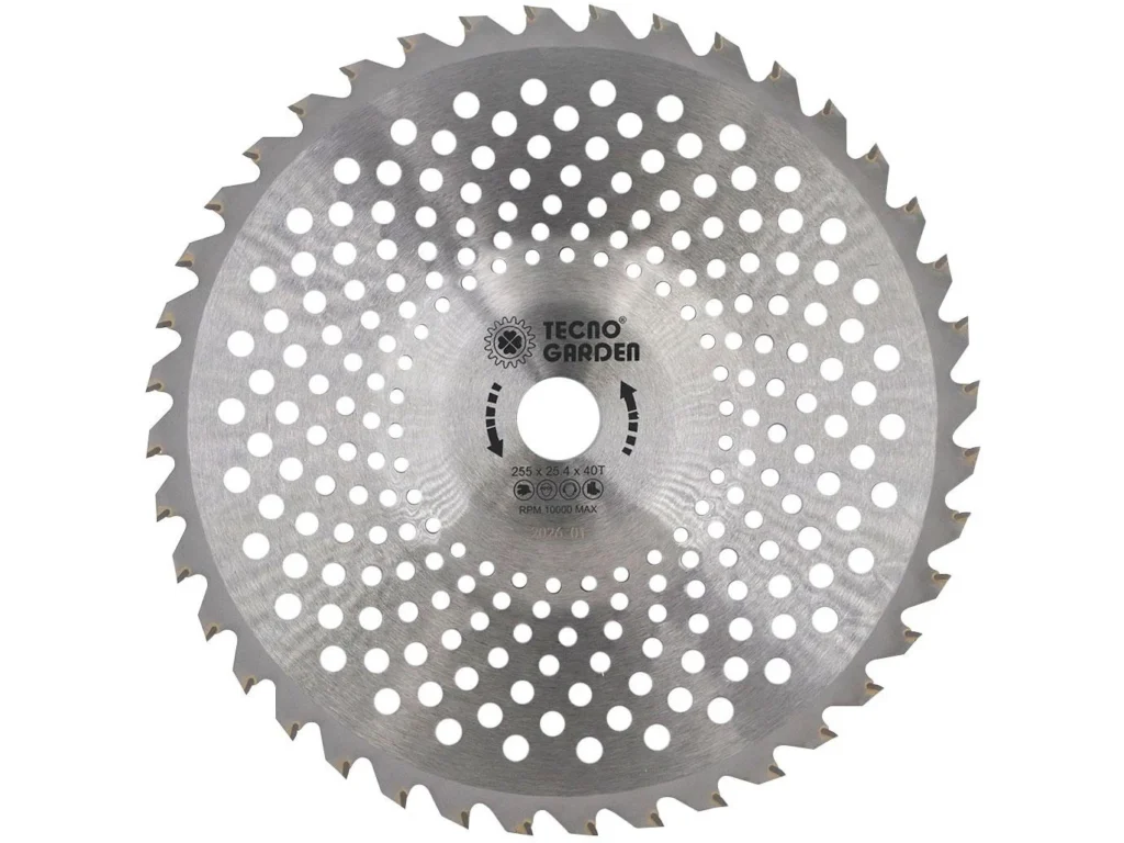 Disco per Decespugliatore 40 Denti Bombato Widia 255×25,4 mm