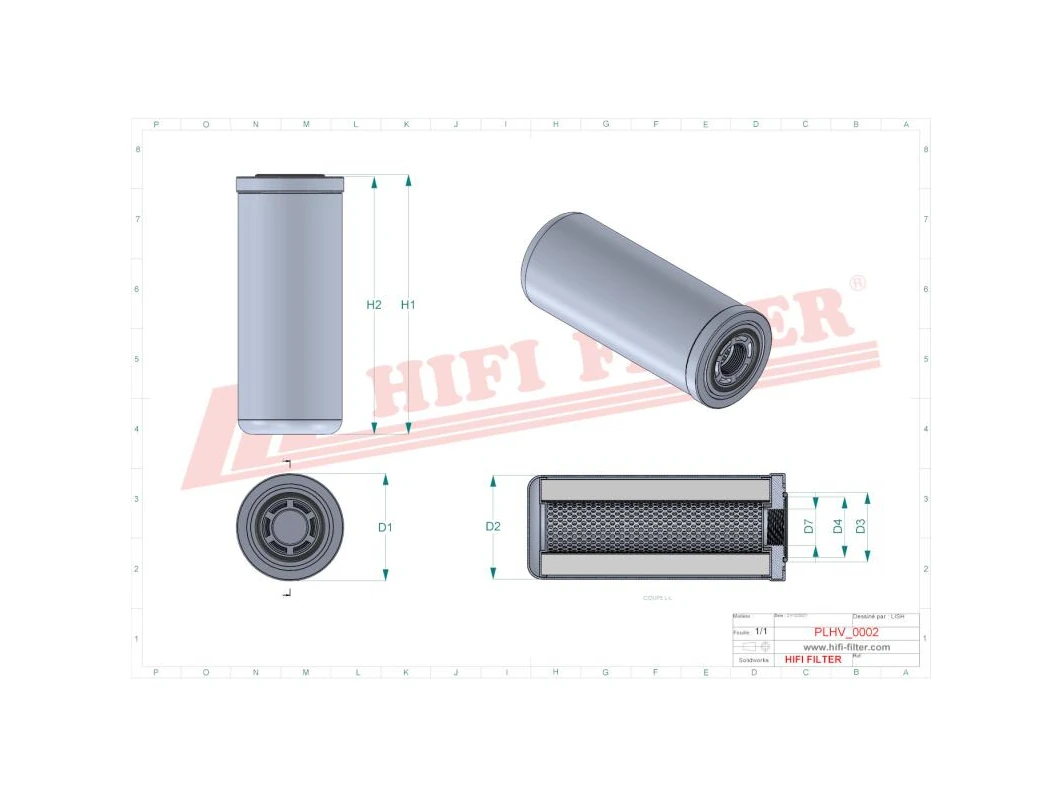 HIFI Filter SH 66375 Filtro Idraulico Trattori e Macchine Agricole