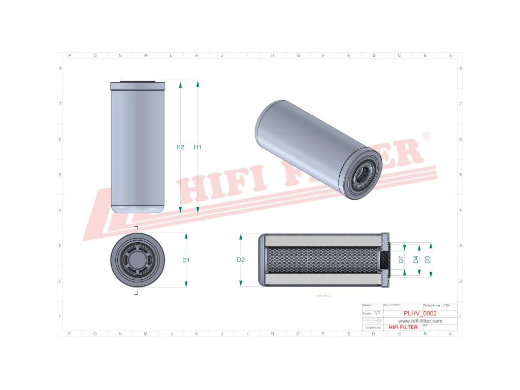 HIFI Filter SH66124 Filtro Idraulico Deutz Same Lamborghini Hürlimann