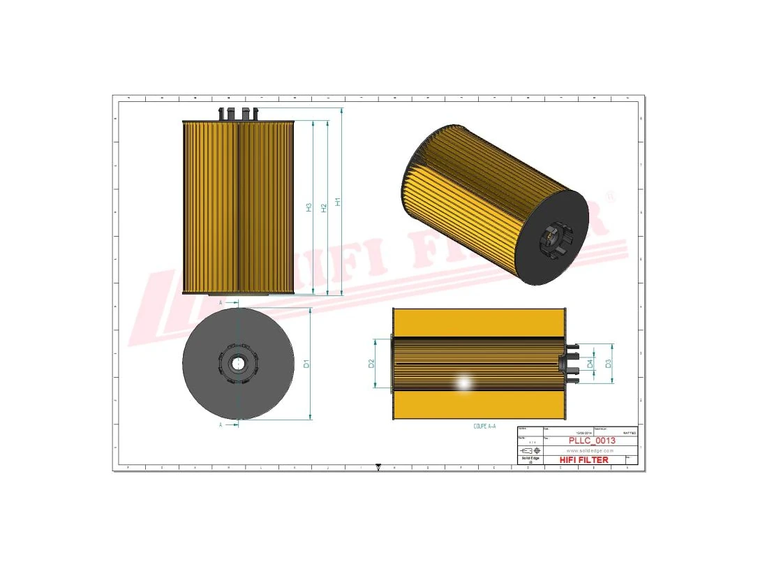 HIFI Filter SO7081 Filtro Olio per Deutz, Fendt, Mercedes Atego, Unimog, Volvo, Manitou e Same
