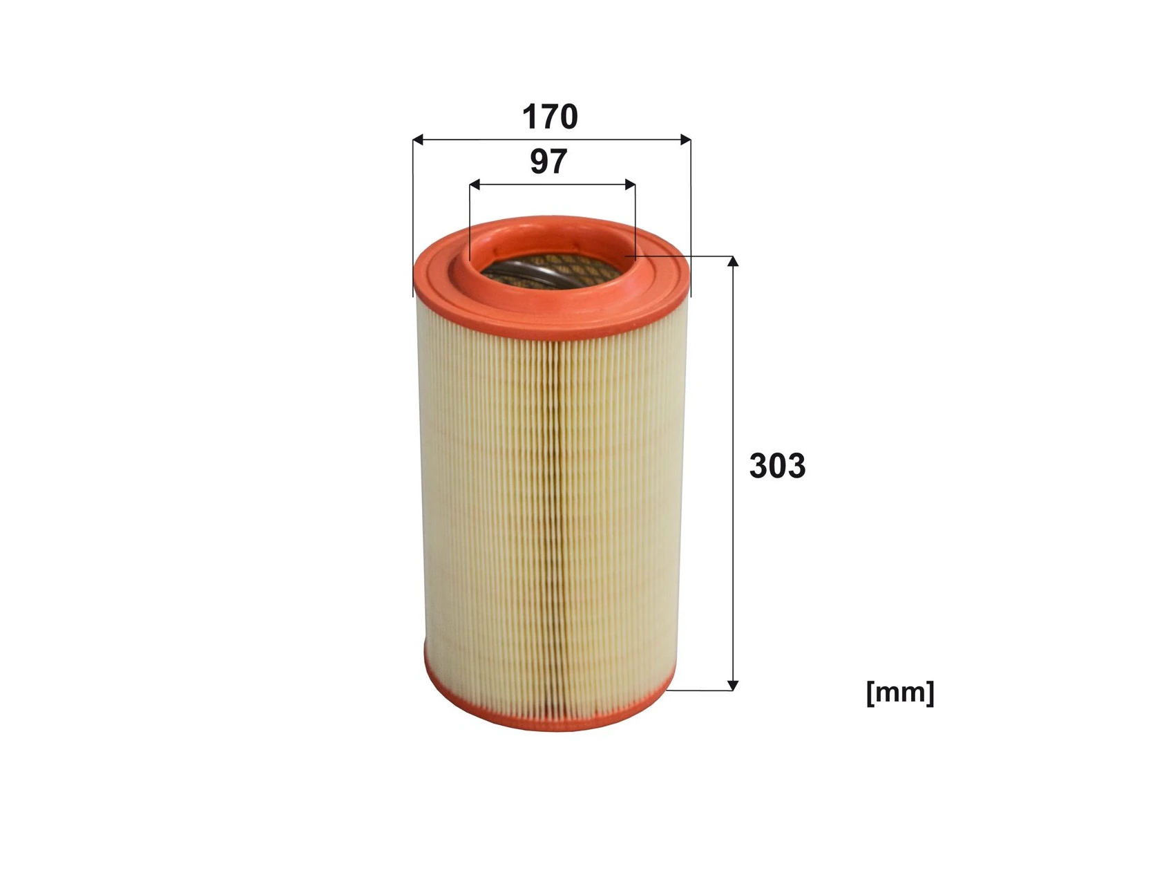 WIX WA9523 Filtro Aria Motore per Fiat Ducato, Citroën Jumper, Peugeot Boxer e Opel Movano C