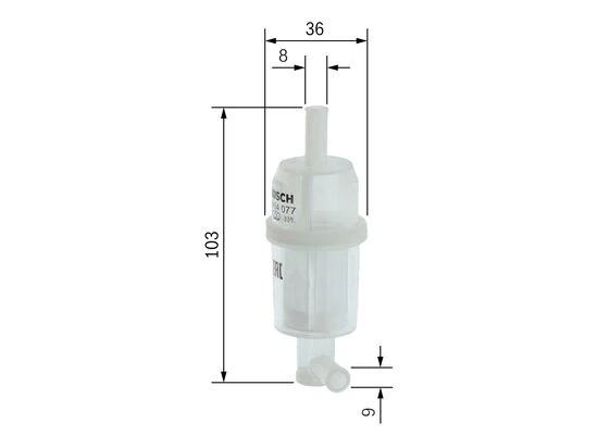 BOSCH 0 450 904 077 Filtro Carburante N 4077 Mercedes-Benz