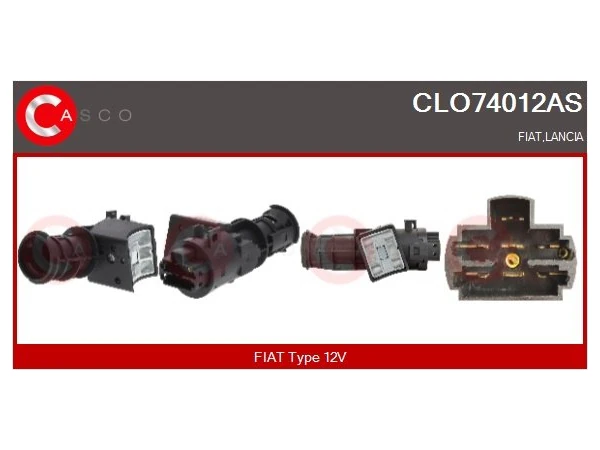 CASCO CLO74012AS Bloccasterzo 12V per Fiat Panda e Lancia Ypsilon