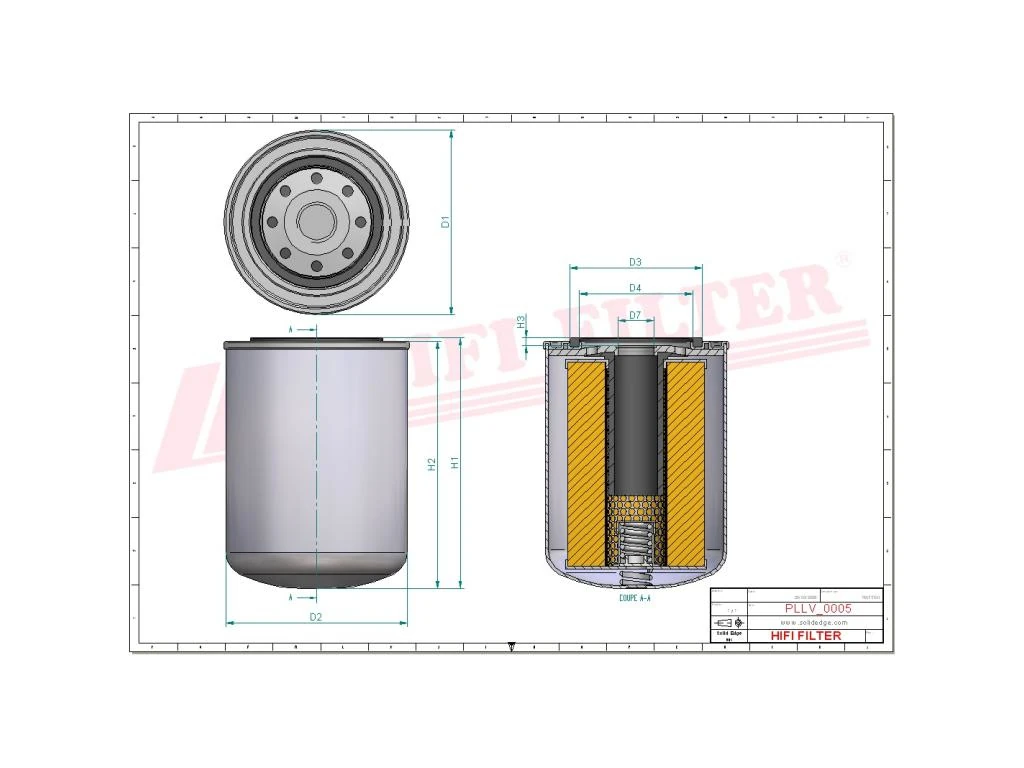 HIFI Filter SO10106 Filtro Olio M27x2 per Trattori Case IH, New Holland, Claas
