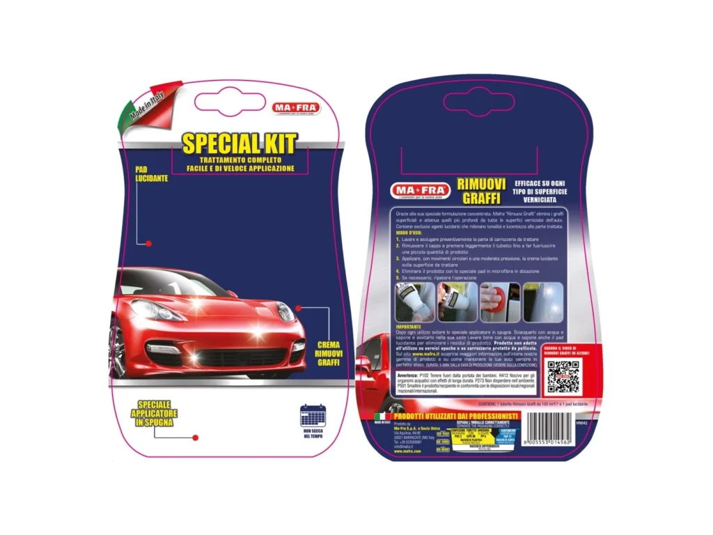 MAFRA Kit Rimuovi Graffi 100 ml – Trattamento Graffi