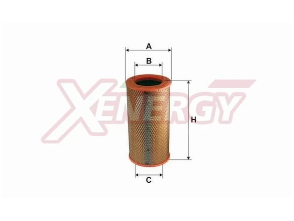 Xenergy X1523186 Filtro Aria per Fiat Ducato, Peugeot Boxer e Citroën Jumper