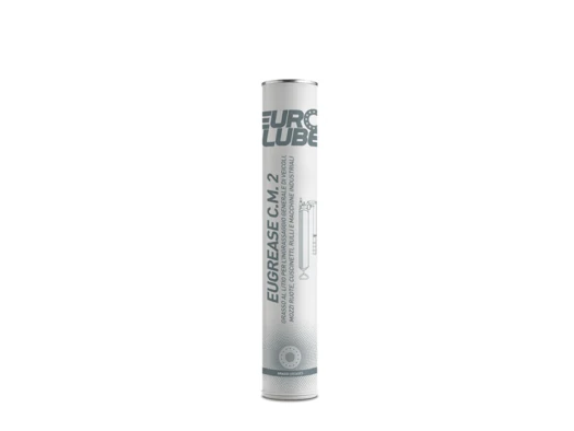 EUROLUBE EUGREASE C.M. 2 Cartuccia 600 ml Grasso Multifunzionale per Mozzi e Cuscinetti NLGI 2